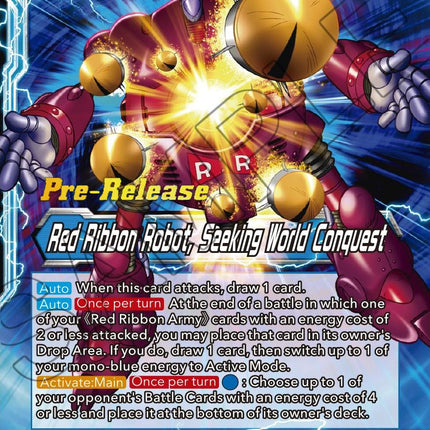 Commander Red // Red Ribbon Robot, Seeking World Conquest (BT17-031) [Ultimate Squad Prerelease Promos]