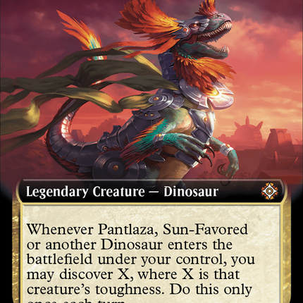 Pantlaza, Sun-Favored (Extended Art) [The Lost Caverns of Ixalan Commander]