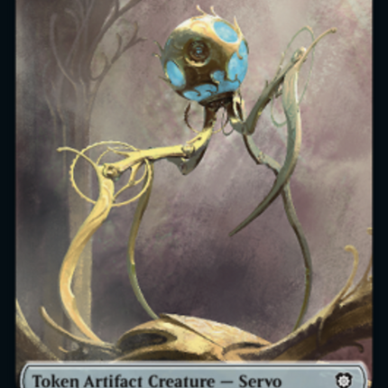 Servo // Construct (005) Double-Sided Token [The Brothers' War Commander Tokens]
