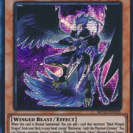 Blackwing - Sudri the Phantom Glimmer [MP23-EN155] Prismatic Secret Rare