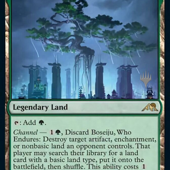 Boseiju, Who Endures (Promo Pack) [Kamigawa: Neon Dynasty Promos]