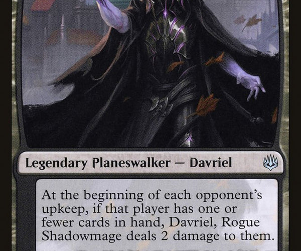 davriel mtg card Rogue Shadowmage Target player discards a card. Davriel, Mago d'Ombra Rinnegato MTG