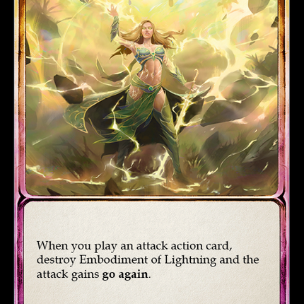 Embodiment of Lightning [FAB119] (Promo)  Cold Foil