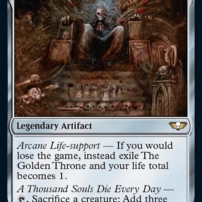The Golden Throne (Surge Foil) [Warhammer 40,000] – TokenMTG