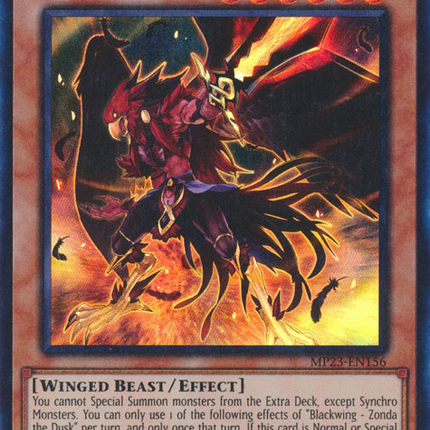 Blackwing - Zonda the Dusk [MP23-EN156] Ultra Rare