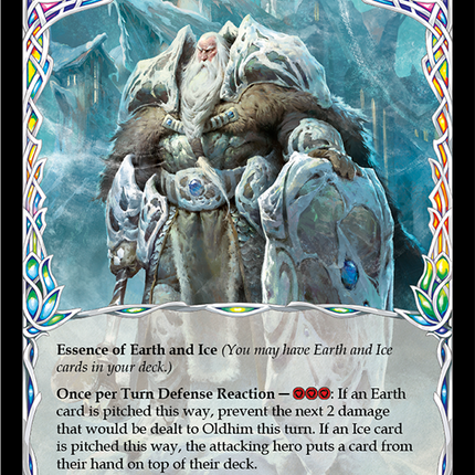 Oldhim, Grandfather of Eternity // Shiver [ELE001] (Tales of Aria)  1st Edition Normal