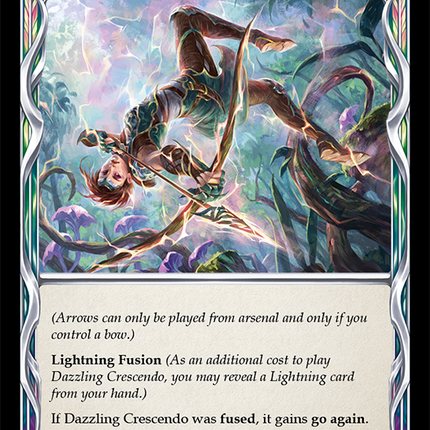Dazzling Crescendo (Yellow) [ELE054] (Tales of Aria)  1st Edition Rainbow Foil