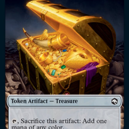 Treasure // Zombie Double-Sided Token [Dungeons & Dragons: Adventures in the Forgotten Realms Tokens]