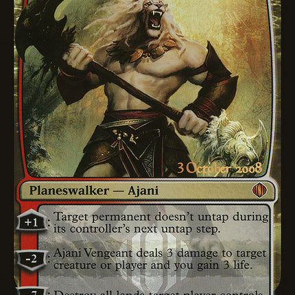 Ajani Vengeant [Shards of Alara Promos]