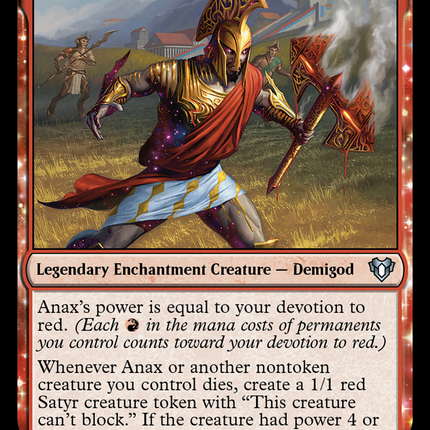 Anax, Harden in the Forge [Commander Masters]
