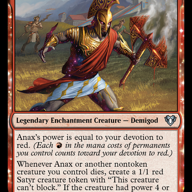 Anax, Harden in the Forge [Commander Masters]