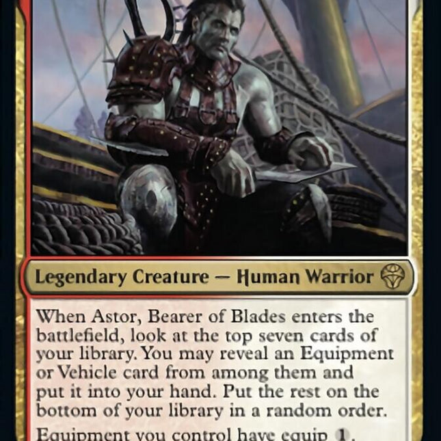 mtg viking cards Astor, Bearer of Blades [Dominaria United] – TokenMTG