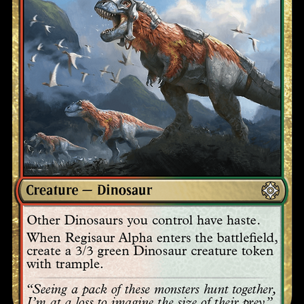 Regisaur Alpha [The Lost Caverns of Ixalan Commander]