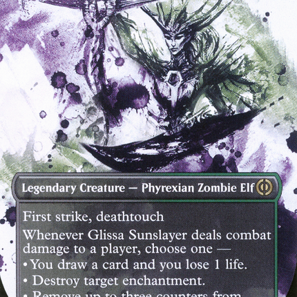 Glissa Sunslayer (Borderless Ichor) [Phyrexia: All Will Be One]