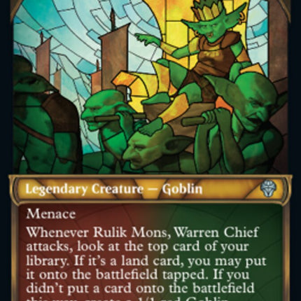 Rulik Mons, Warren Chief (Showcase) [Dominaria United]