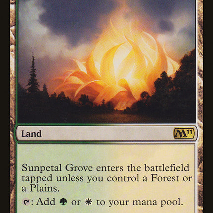 Sunpetal Grove [Magic 2011]