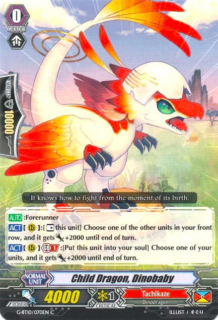 Child Dragon, Dinobaby (G-BT10/070EN) [Raging Clash of the Blade Fangs]
