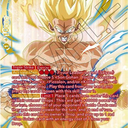 SS Son Goku, Spirit Bomb Absorbed (SPR) (BT19-008) [Fighter's Ambition]
