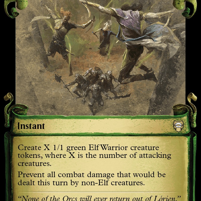 Galadhrim Ambush [The Lord of the Rings: Tales of Middle-Earth Commander Showcase Scrolls]
