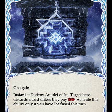 Amulet of Ice [U-ELE172] (Tales of Aria Unlimited)  Unlimited Normal