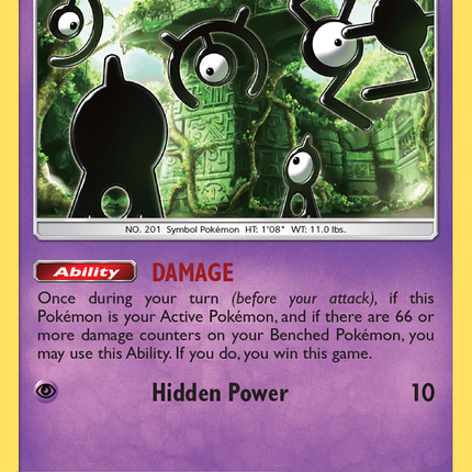 Unown (90/214) [Sun & Moon: Lost Thunder]