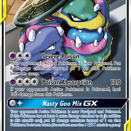 Muk & Alolan Muk GX (197/214) [Sun & Moon: Unbroken Bonds]