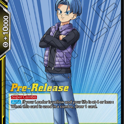 Trunks, Growing Up Fast (BT18-117) [Dawn of the Z-Legends Prerelease Promos]