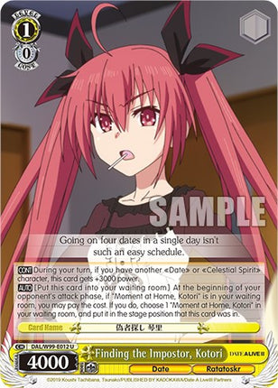 Finding the Impostor, Kotori [Date A Live Vol.2]