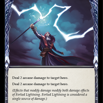 Forked Lightning [U-ARC120] (Arcane Rising Unlimited)  Unlimited Rainbow Foil