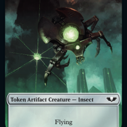 Necron Warrior // Insect Double-Sided Token [Warhammer 40,000 Tokens]