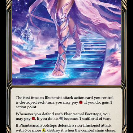Phantasmal Footsteps [U-MON089-RF] (Monarch Unlimited)  Unlimited Rainbow Foil
