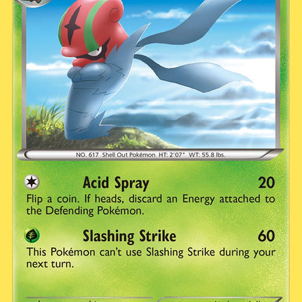 Accelgor (12/101) (Cracked Ice Holo) (Theme Deck Exclusive) [Black & White: Noble Victories]