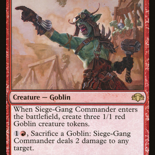 Siege-Gang Commander [Dominaria Remastered] – TokenMTG