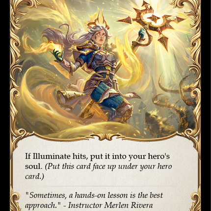 Illuminate (Red) [MON072-RF] (Monarch)  1st Edition Rainbow Foil