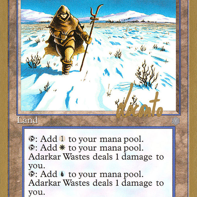 Adarkar Wastes (Michael Loconto) [Pro Tour Collector Set]