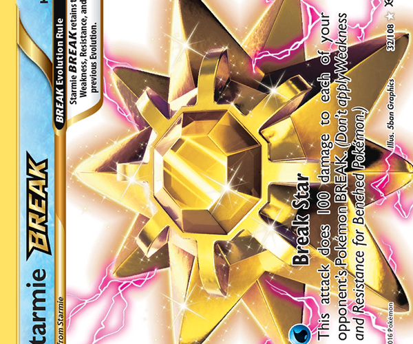 rare and expensive pokemon cards Starmie BREAK (32/108) [XY: Evolutions] – TokenMTG