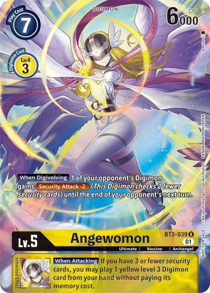 angewomon digimon card Angewomon - EX3-034 - U - Card Games Digimon TCG Digimon Singles Draconic Roar