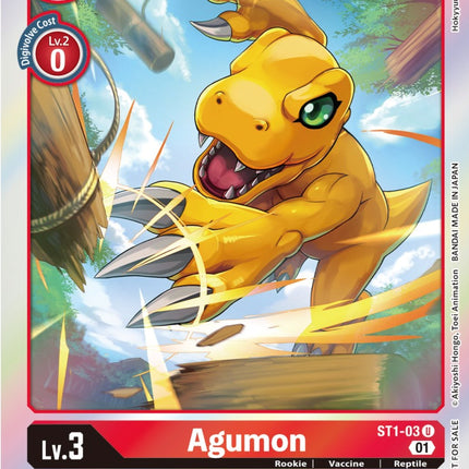Agumon [ST1-03] (ST-11 Special Entry Pack) [Starter Deck: Gaia Red Promos]
