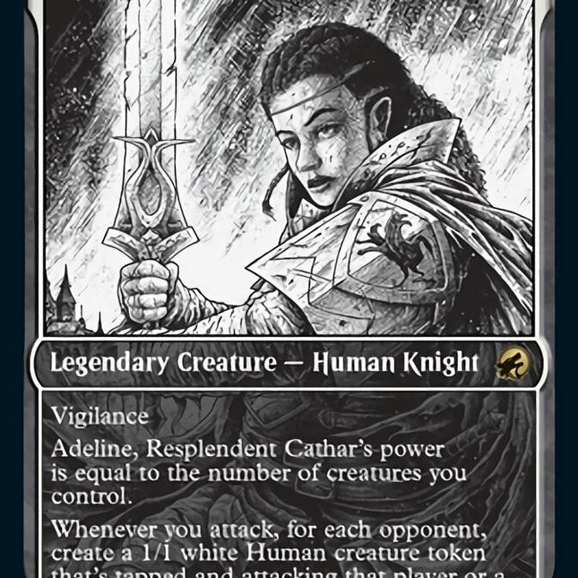 Adeline, Resplendent Cathar (Showcase Eternal Night) [Innistrad: Midnight Hunt]