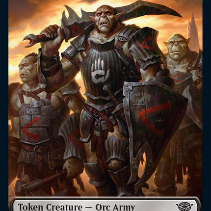Orc Army Token (06) [The Lord of the Rings: Tales of Middle-Earth Tokens]