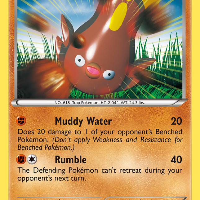 Stunfisk (70/124) [Black & White: Dragons Exalted]