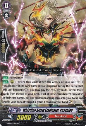 Whistling Arrow Eradicator, Kosanjou (G-BT12/081EN) [Dragon King's Awakening]