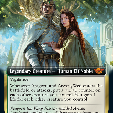 Aragorn and Arwen, Wed (Extended Art) [The Lord of the Rings: Tales of Middle-Earth]