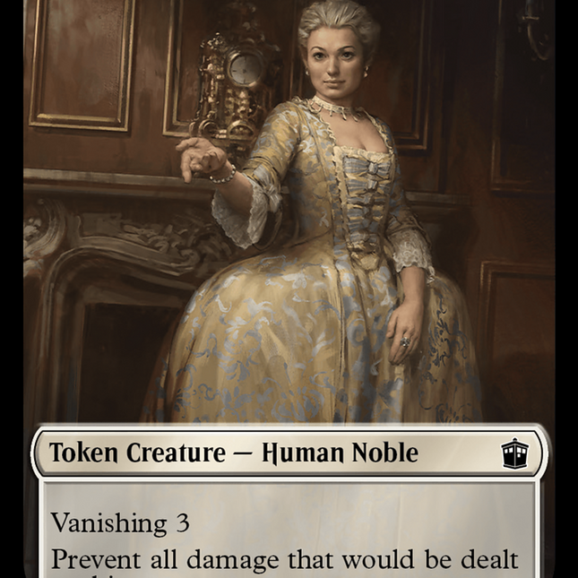 Human Noble // Mark of the Rani Double-Sided Token [Doctor Who Tokens]