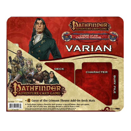 Ultra PRO: Playmat - Pathfinder (4 Curse of the Crimson Throne Expansion add-on Deck Mats)