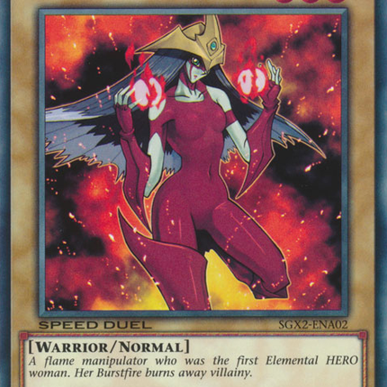 Elemental HERO Burstinatrix [SGX2-ENA02] Common