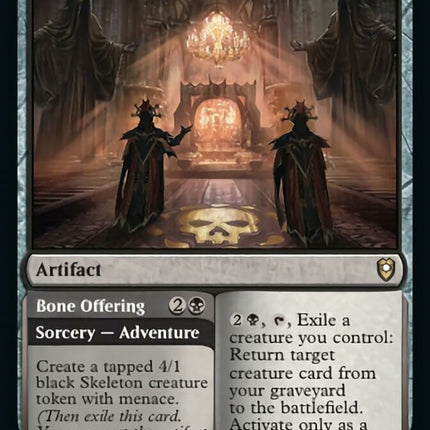 Altar of Bhaal // Bone Offering [Commander Legends: Battle for Baldur's Gate]