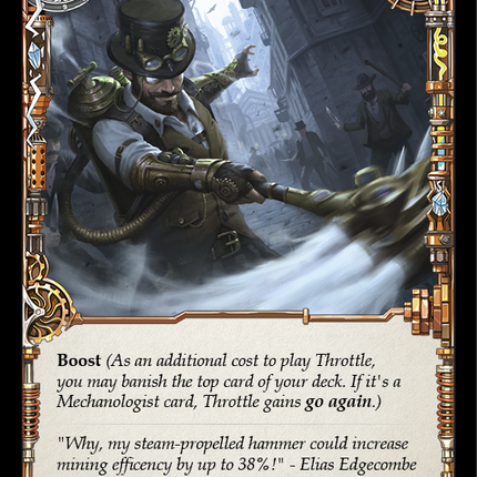 Throttle (Yellow) [ARC024-C] (Arcane Rising)  1st Edition Normal