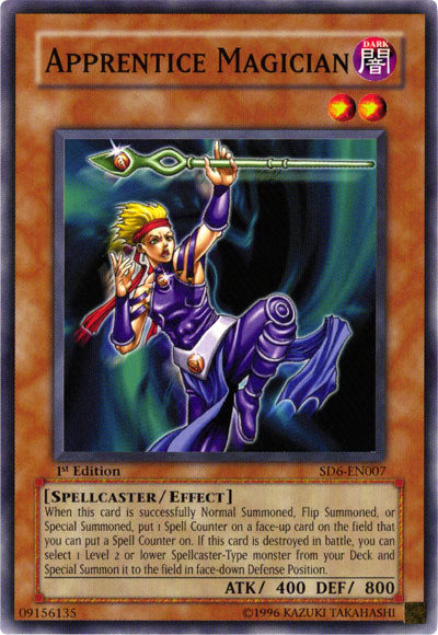 yugioh spell counter cards Apprentice Magician [SD6-EN007] Common – TokenMTG