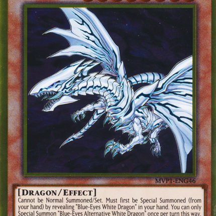 Blue-Eyes Alternative White Dragon [MVP1-ENG46] Gold Rare